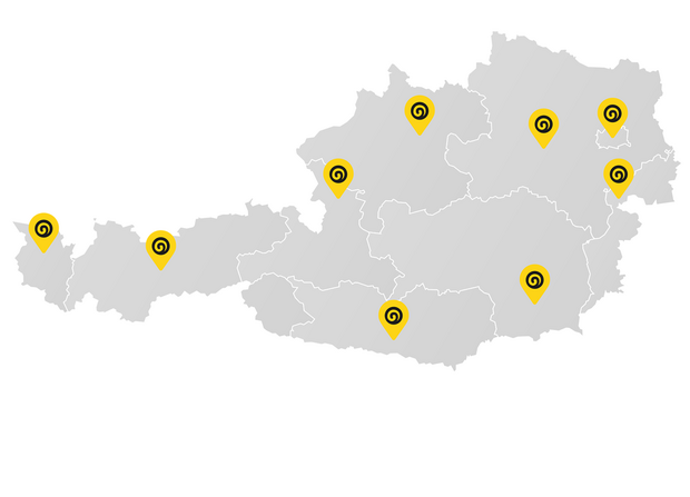 &Ouml;sterreichkarte
